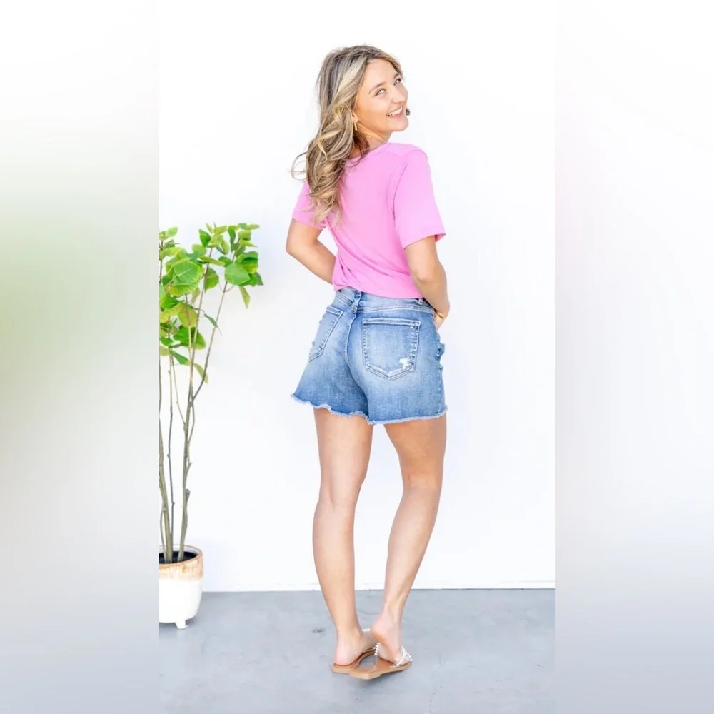 Denim Blue Women's Shorts